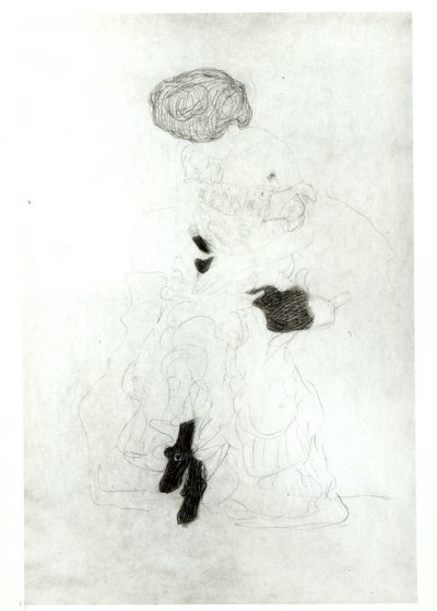 Seated Woman by Gustav Klimt